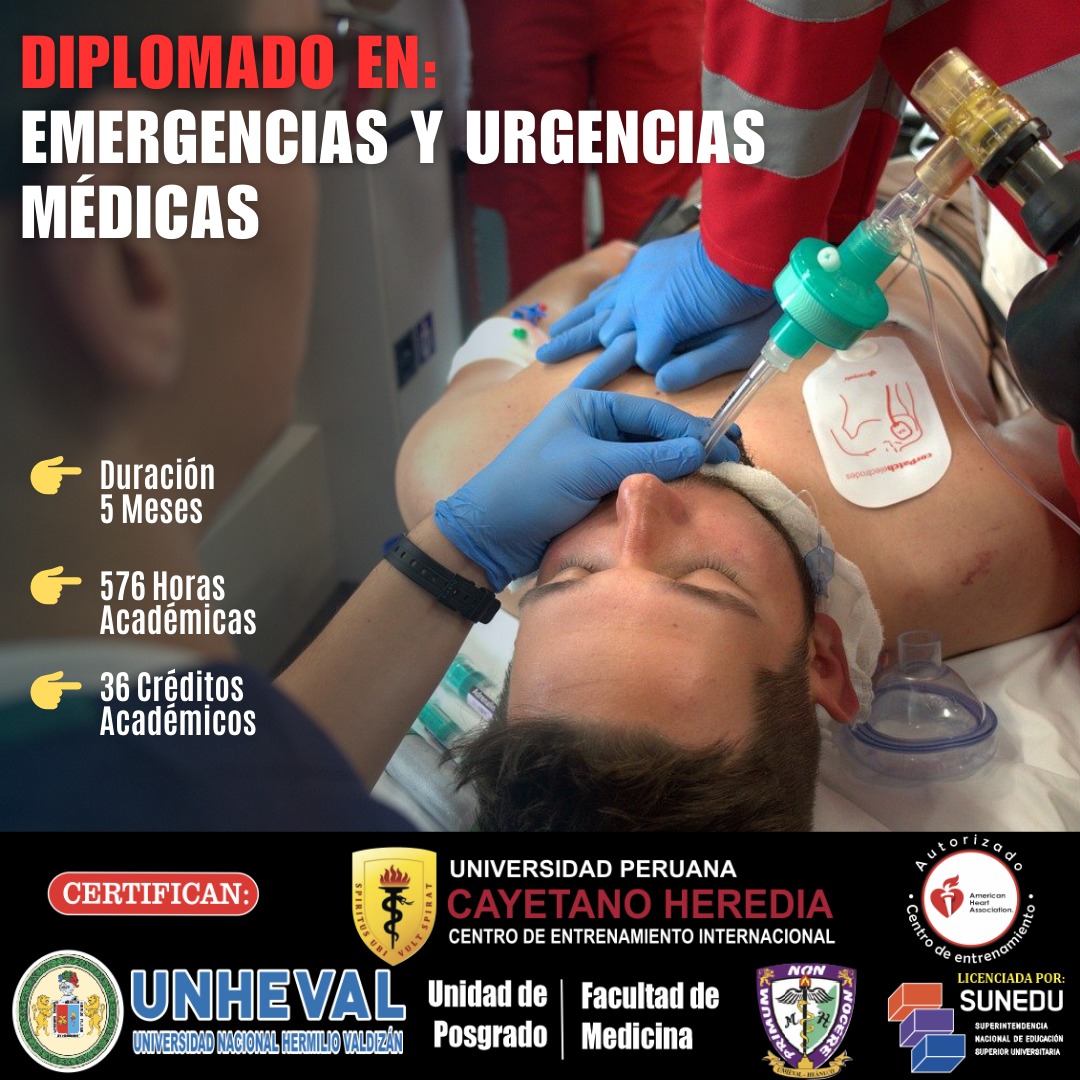 DIPLOMADO EN EMERGENCIAS Y URGENCIAS MEDICAS