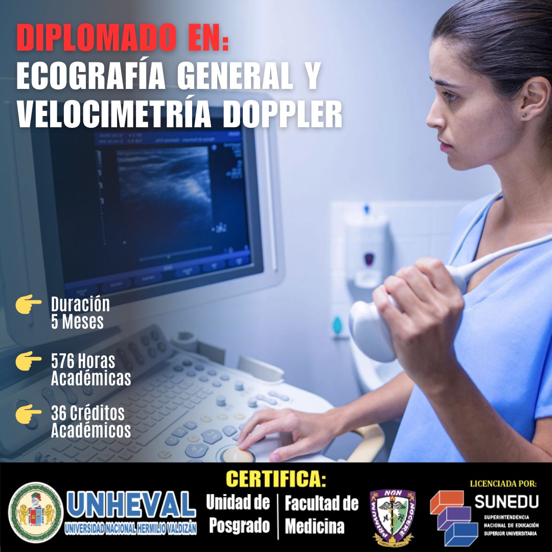 DIPLOMADO EN ECOGRAFÍA GENERAL Y VELOCIMETRÍA DOPPLER